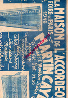 75- PARIS- PARTITION MUSIQUE FOIRE DE PARIS 1975-LA MAISON DE L' ACCORDEON-MARTIN CAYLA-33 FAUBOURG SAINT MARTIN-SCOTTO - Advertising