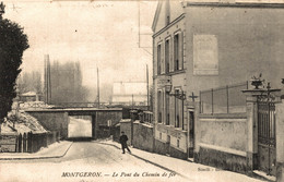 N°86518 -cpa Montgeron -le Pont Du Chemin De Fer- - Montgeron