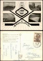 Pressburg Bratislava Mehrbildkarte World Championships Ice-hockey 1959 1959 - Slowakei