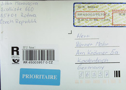Tschechien: Einschreib-Brief Aus Rotava (CZ) Vom 04.02.2014 Nach GERMANY - Brieven En Documenten
