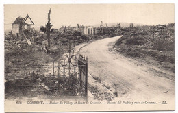 Corbény , Ruines Du Village Et Route De Craonne - Craonne