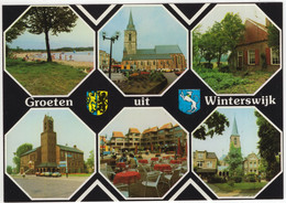 Groeten Uit Winterswijk - Raadhuis, Kerk, Openluchtbad, Markt - (Nederland / Holland) - Nr. L 8219 - Winterswijk