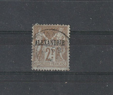 Alexandrie Timbre N° 17 - 2 F Bistre - Used Stamps