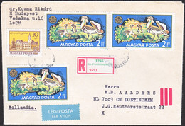 Hongarije, Registered Letter To Netherland - Storia Postale