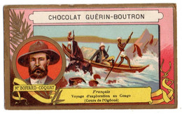 Chromo  GUERIN-BOUTRON-- Série--Explorateurs - BOFFARD-COQUAT ( Congo)......à Saisir - Guerin Boutron