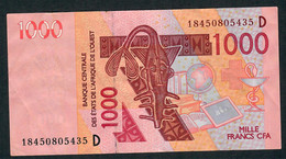 W.A.S. MALI  P415Dr 1000 FRANCS (20)18 2018 Signature 43 VF NO P.H. - Otros & Sin Clasificación