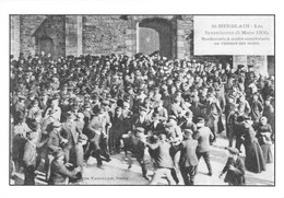 44 - Saint Herblain - Les Inventaires (5 Mars 1906)  Manifestants Contre Les Contre Manifestants En Viennent Aux Mains - Saint Herblain