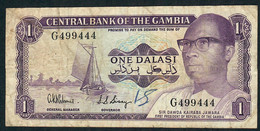 GAMBIA P4d 1 DALASI 1971 Signature 4 FINE - Gambie
