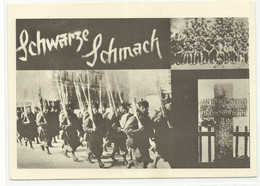 Drittes Reich "Schwarze Schmach" Großausstellung 1918 Propaganda-AK Sonderstempel Wien 1943 R! - Eventi
