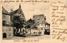 CPA AK DAMBACH - Blick Auf Das Rathaus (393591) - Dambach-la-ville