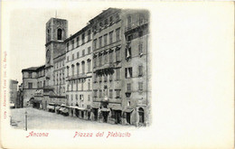 CPA AK ANCONA Piazza Del Plebiscito ITALY (394774) - Ancona