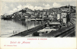 CPA AK Saluti Da ANCONA ITALY (394775) - Ancona
