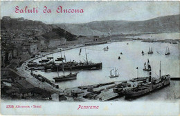 CPA AK Saluti Da ANCONA Panorama ITALY (394785) - Ancona