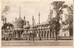 The Royal Pavilion, Brighton -Single Ring Postal Franking 1928-Marcophilie - Brighton