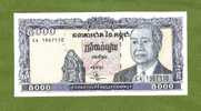 CAMBODIA P46b 5000 RIELS 1998  #C4 Signature 17  UNC. - Cambodge