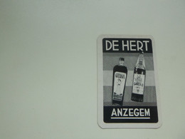 Speelkaart ( 92 ) 1 Losse Kaart - Publicité Reclame Wijn Vin Likeur Liqueur Distillerie Stokerij -   Anzegem - Altri