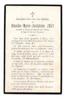 Faire-part De Décès --TINCEY -- 70 --Blanche-Marie-Joséphine JOLY (année ???)--anges--.. .....à Saisir - Décès
