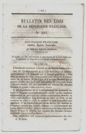 Bulletin Des Lois 397 1851 Consolidation D'un Bon Du Trésor Délivré à La Caisse D'amortissement/Loire-Inférieure/Aube - Decreti & Leggi