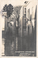 78-MEULAN- INONDATION JANVIER 1910 UNE RUE DU FORT - Meulan