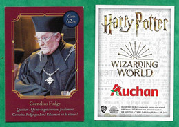 Auchan "Harry Potter Wizarding World" Cornelius Fudge 62/90 - 2scans - Harry Potter