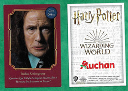 Auchan "Harry Potter Wizarding World" Rufus Scrimgeour 64/90 - 2scans - Harry Potter