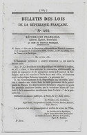 Bulletin Des Lois 402 1851 Convention Additionnelle Entre La France Et La Sardaigne (Principauté De Monaco) - Decreti & Leggi