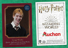 Auchan "Harry Potter Wizarding World" George Weasley 73/90 - 2scans - Harry Potter