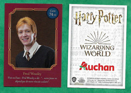 Auchan "Harry Potter Wizarding World" Fred Weasley 74/90 - 2scans - Harry Potter