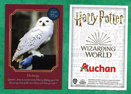 Auchan "Harry Potter Wizarding World" Hedwige 77/90 - 2scans - Harry Potter