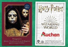 Auchan "Harry Potter Wizarding World" Mangemorts 89/90 - 2scans - Harry Potter