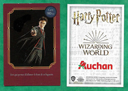 Auchan "Harry Potter Wizarding World" Lumos 90/90 - 2scans - Harry Potter