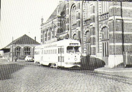 Manage - Gare SNCB  - Motrice PCC De La Ligne 35, Le 21 /01 /1956 ... Tram - Manage