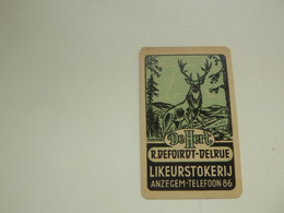 Speelkaart ( 188 ) 1 Losse Kaart - Publicité Reclame Wijn Vin Likeur Liqueur Distillerie Stokerij - Anzegem JOKER - Altri