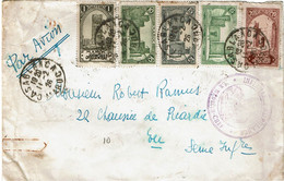 CTN74 - MAROC LETTRE AVION CASABLANCA / EU 11/2/1926 - Covers & Documents