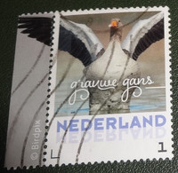 Nederland - NVPH - 3013 - Vogels - 2017 - Persoonlijk Gebruikt - Cancelled - Grauwe Gans - Met Tab - Personnalized Stamps