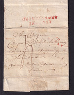 DT 492 - Lettre Précurseur (selon Explications 1792) DOUAY Vers LILLE - Verso RARE DEBOURSE ARMEE DU NORD - Army Postmarks (before 1900)