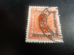 Jyrocnabnja - Yugoslavija - Roi Alexandre - Val 4 D - Orange - Oblitéré - Année 1933 - - Oblitérés