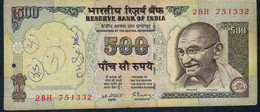 INDIA P92a 500 RUPEES 1997 #2BH Signature 17 FINE Writings - Inde