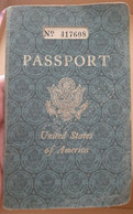 +++ USA - Passport Passeport 1951 Db02 El - Documentos Históricos