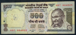 INDIA P92a 500 RUPEES 1997 #6BT Signature 17 FINE Writings - Inde