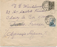 RUSSIE  (URSS) N° 251 +N° 253/ LETTRE Pour PARIS - C à D -25-8-26 - Covers & Documents