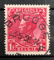 België, 1934, Nr 403, Leopold III, Mooi Gestempeld BRUGGE - Used Stamps