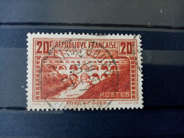 FRANCE. 1929 . N° 262 II A. PONT Du GARD . Oblitéré. Côte YT 2021 : 55,00 € - Gebruikt