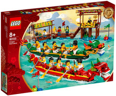 Lego Saisonnier - LA COURSE DE BATEAU DU DRAGON Chinese New Year Réf. 80103 Neuf - Zonder Classificatie