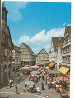 CPM, Allemagne , N°1540 , Waiblingen An Der Rems , Wochenmarktplatz , Ed. A.L.T.  1991 - Waiblingen