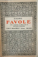 Favole Di Esopo Scelte E Commentate Da Giovanni Buscema (1945) - ER - Science Fiction