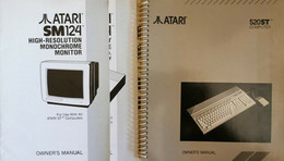 COLLEZIONISMO. Atari Owner’s Manual + Due Fascicoli  Di Atari,  1985 - ER - Altri & Non Classificati