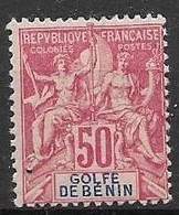 1893 Golfe De Benin 8 Euros Mh * - Ongebruikt