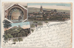 AK Klosterneuburg - Gruss Aus .. Litho 1897 - Klosterneuburg