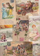 Lot N°3000 De 10 CPA Fantaisies Dont Enfants Et Gaufrés Embossed Déstockage Pour Revendeurs Ou Collectionneurs - 5 - 99 Postcards